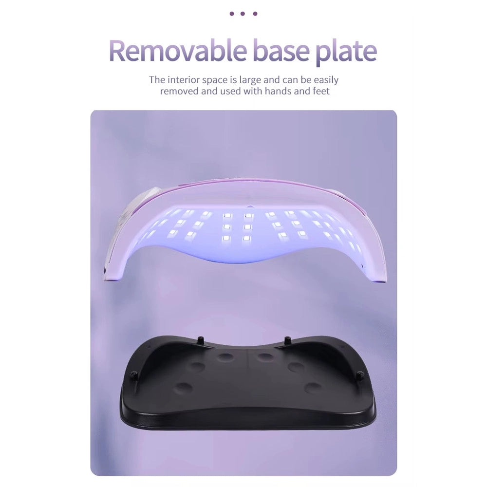 Trade Shop - Lampada Per Unghie Uv/led Professionale Portatile Fornetto Sun G4c Display Digitale -