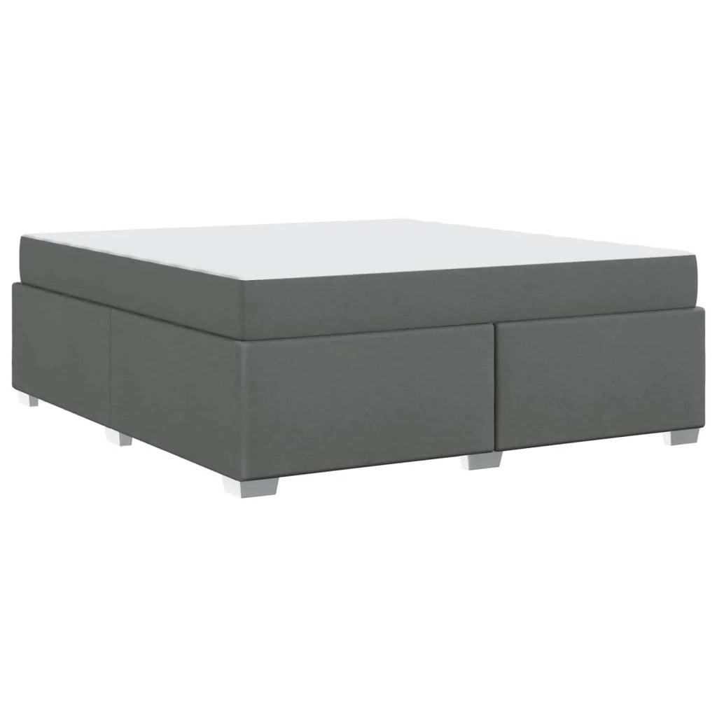 Struttura del letto Grigio scuro 180 x 200 cm Tessuto 3399202