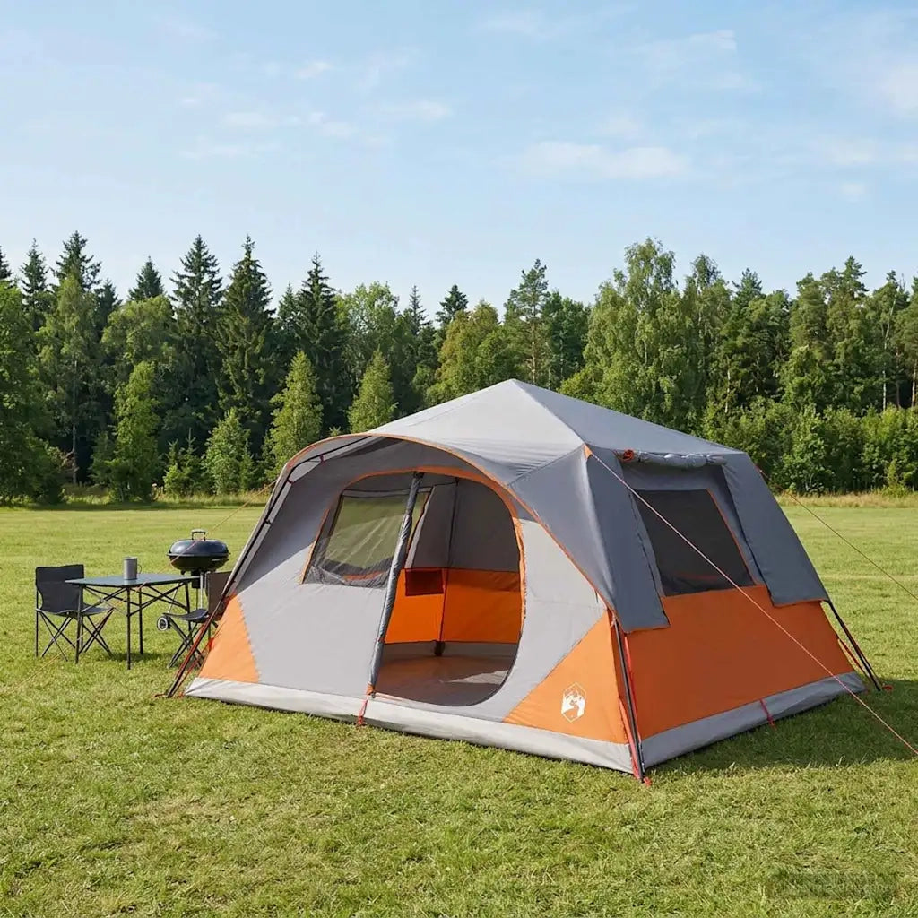 Tenda Istantanea Grigio e arancione 365 x 280 x 200 cm 42028705