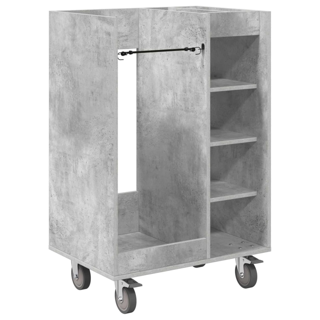 Armadio per Golf con ruota Grigio cemento 65 x 45 x 98 cm CFW1917534