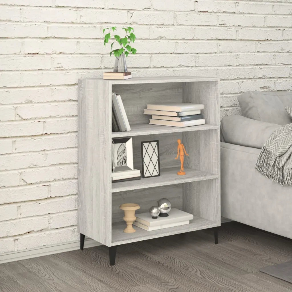 Credenza-Buffet-Armadio da cucina Grigio Sonoma 69,5x32,5x90 cm in Legno Multistrato 157685