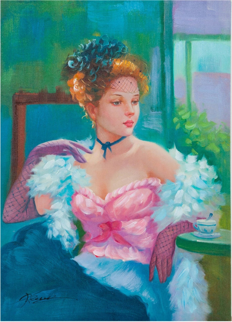 Biscottini Quadro olio su tela dipinto a mano 50x3x70 dare tocco L50xPR3xH70 L50xPR3xH70
