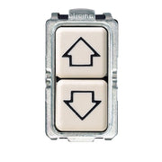 Trade Shop - Serie Magic Compatibile Interruttori Bipolari Unipolari Prese Compatibili Moduli -     Saliscendi