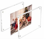 Fotolijst Acrilica Magnetica 4 x 6 Transparente Cornice Autoalzante - Cornice Acrilica Senza Braccio per Fotografie con Contenuto in .