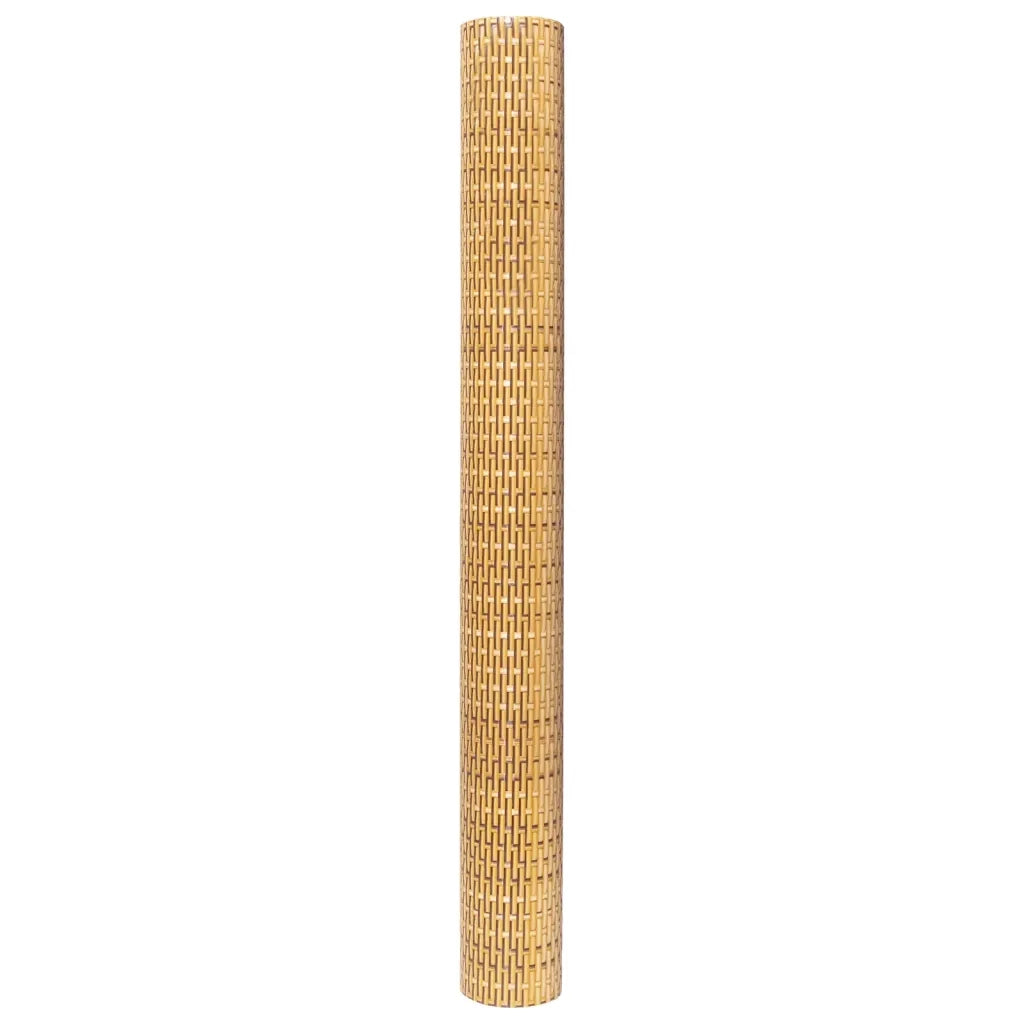 Schermo da balcone | Paravento da Balcone Marrone Chiaro 400x90 cm in Polyrattan