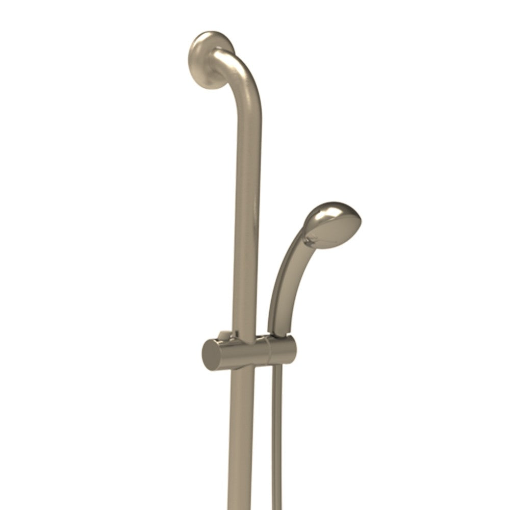 Maniglia saliscendi in acciaio spazzolato goman