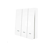 Telecomando Interruttore RF 3 Tasti, RF 433MHz, TUYA, Smart Life, 3V Con Pile CR2032, 86X86X16mm, IP20, SH4493
