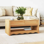 Tavolino da salotto con cassetto Drammen Rovere 99 x 55 x 45 cm 42003044