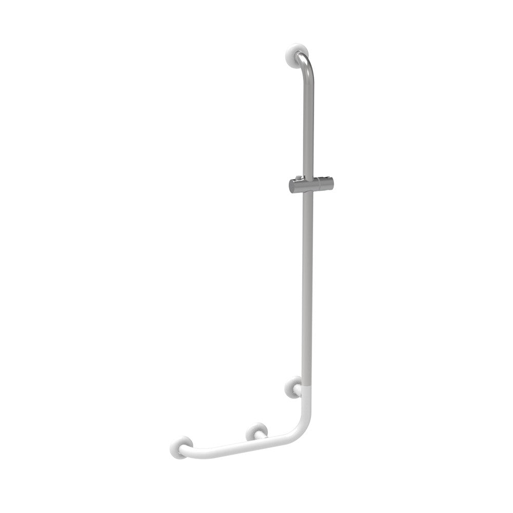 Maniglia inox e saliscendi goman 40x120 cm