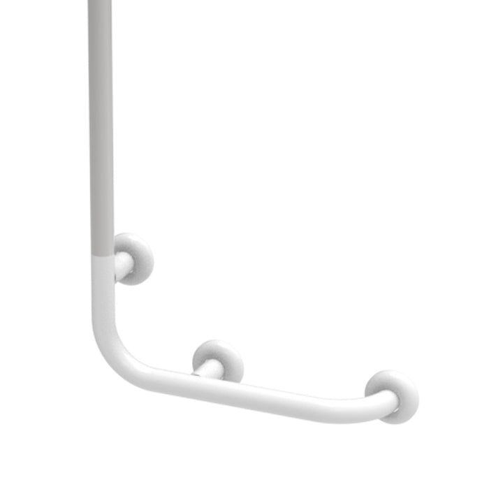 Maniglia inox e saliscendi goman 40x120 cm