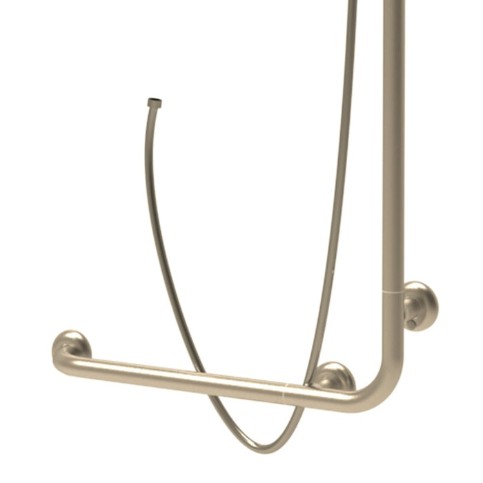 Goman maniglia angolare e verticale inox satinato