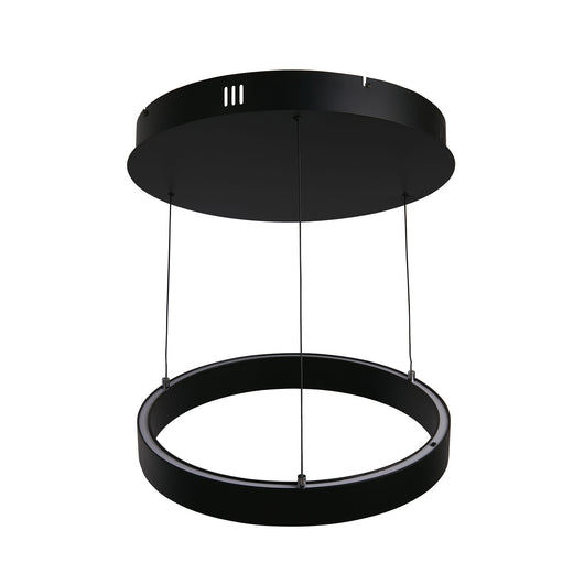 Lampadario Moderno Layla Acciaio Nero Alluminio Led 28,65W 2700-3000-4000K