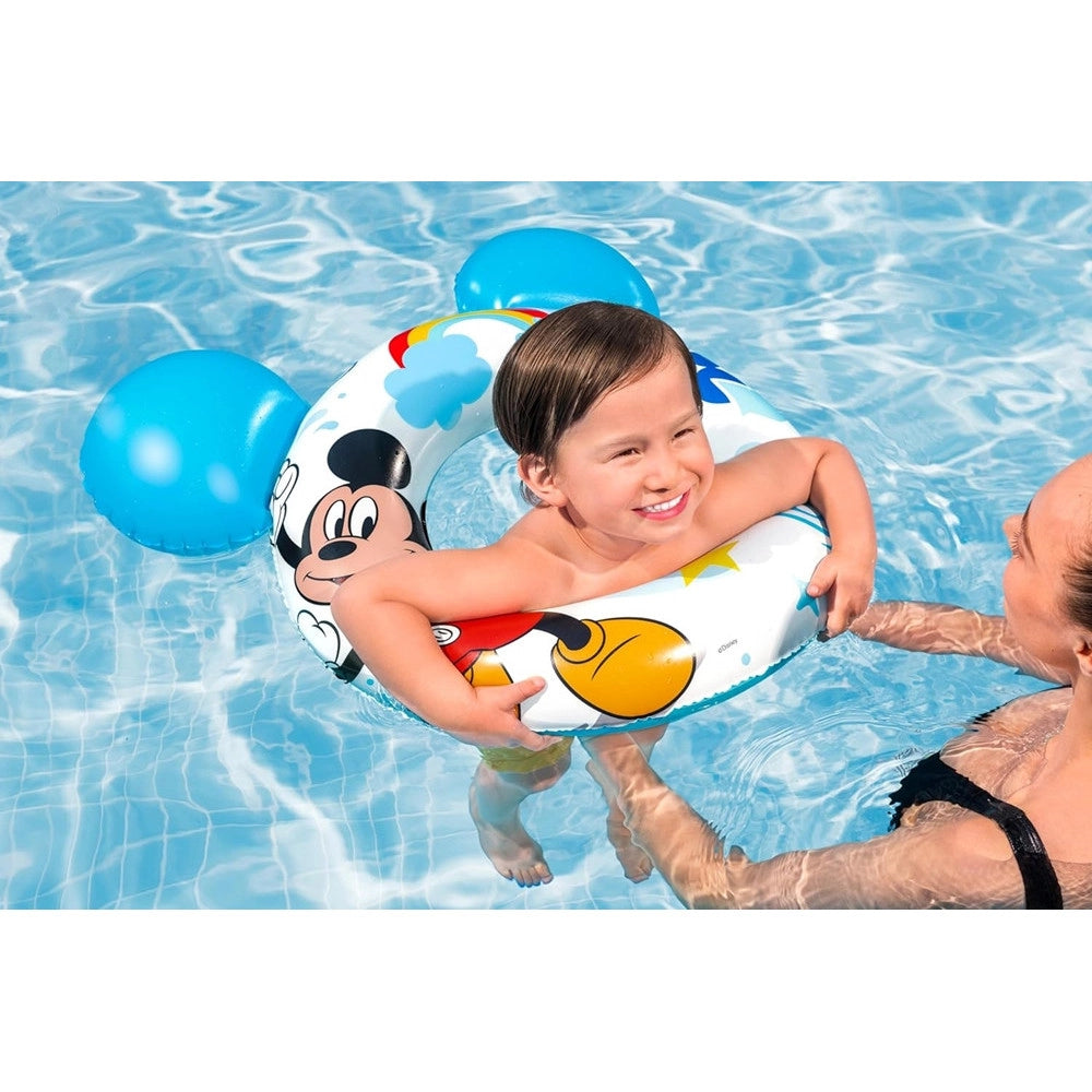Trade Shop - Salvagente Gonfiabile Splash Pal Mickey&friends 65 Cm Con Orecchie Topolino 9102k -