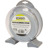 Filo decespugliato in Alluinio e Nylon 2,4mm 15mt