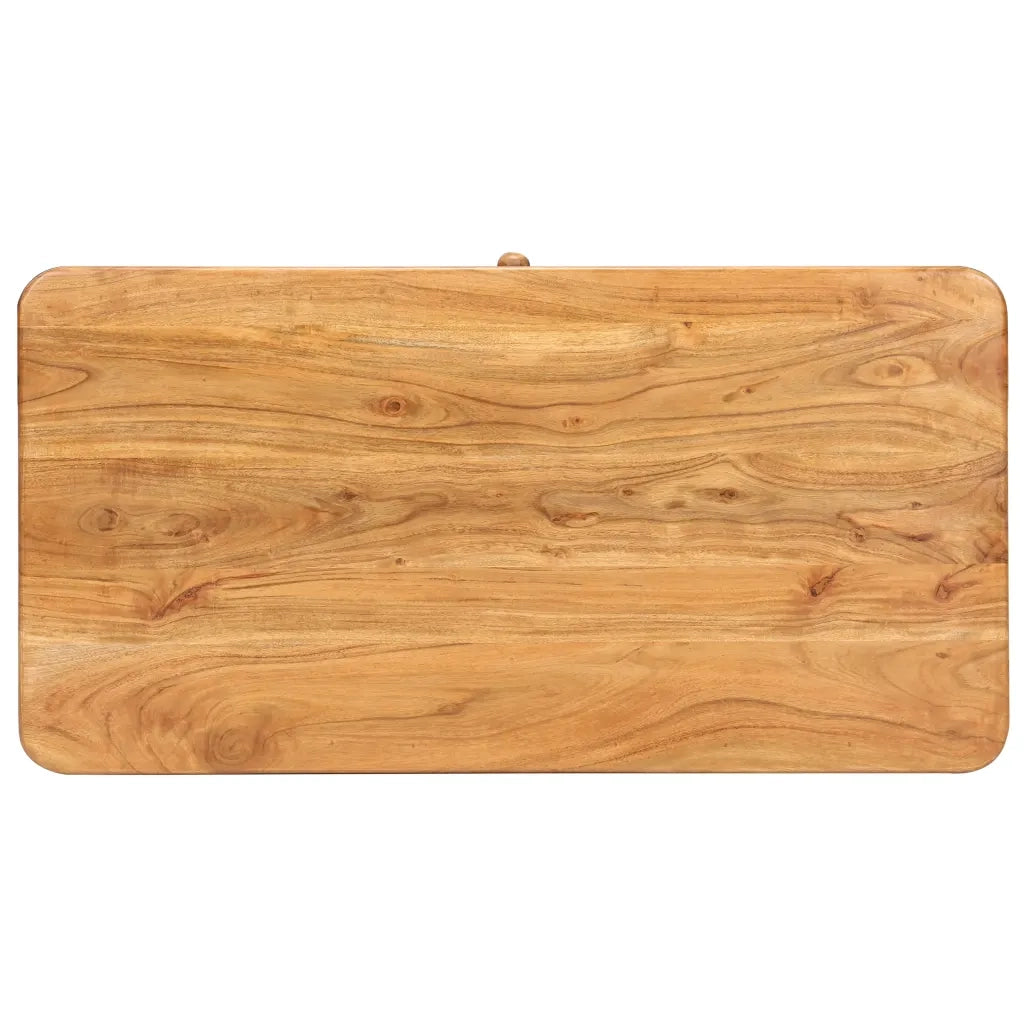 Tavolino da salotto | Tavolino da caff¨¨ | Tavolino da Soggiorno 100x50x40 cm in Legno Massello di Acacia