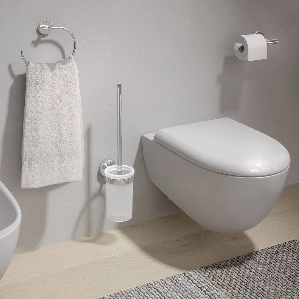 Portasalviette a muro GEDY linea Eros ad anello Cromato