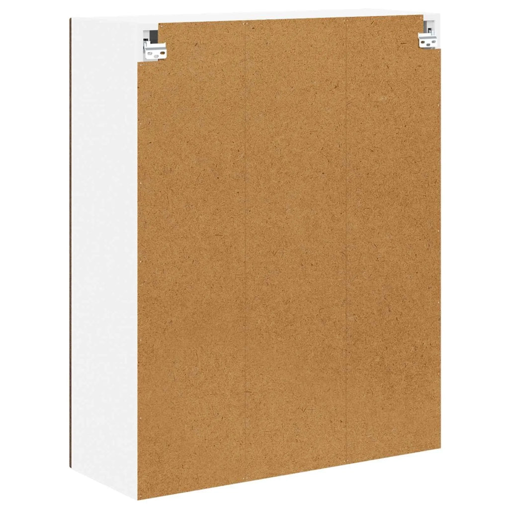 Mobile in vetro da parete LUCCA Rovere Marrone 80 x 31 x 100 cm 885162