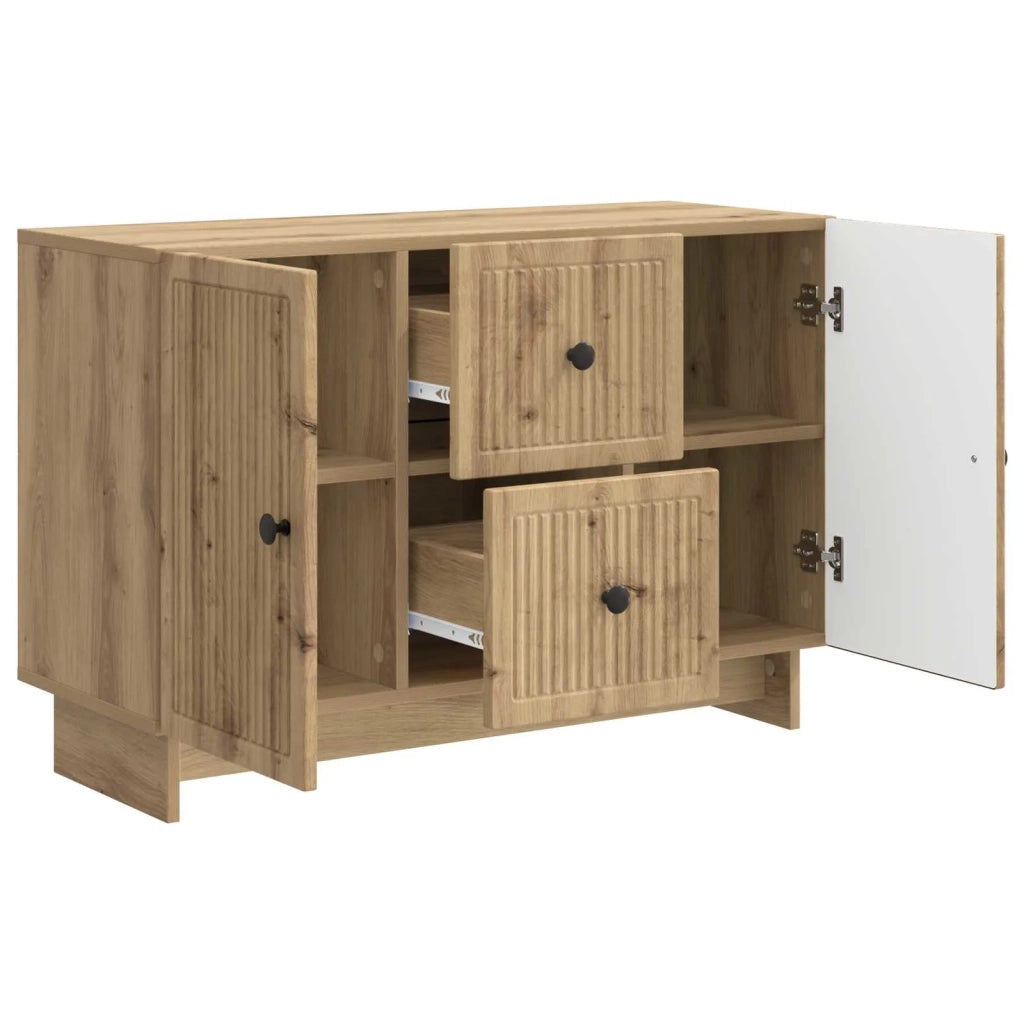 Credenza con cassetto Rovere Artigianale 89 x 34,5 x 60 cm 893974