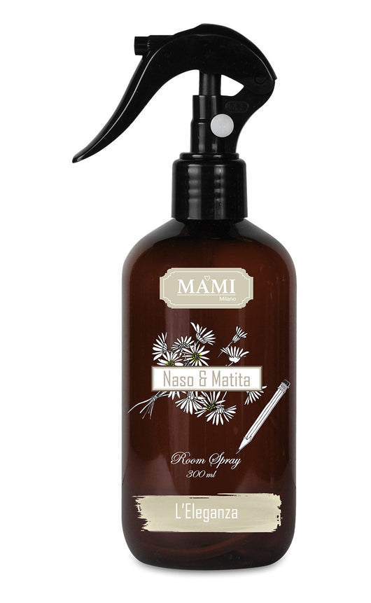 Spray per Ambiente Mami Milano Erogatore Profumo a Spruzzo Casa Bagno 300 ml Fragranza: Eleganza
