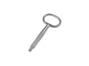 CHIAVE IN ZAMA PER CHIUSURA A TAVELLINO ART.023A- - mm.126x27 - 20 pezzi IBFM
