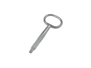 CHIAVE IN ZAMA PER CHIUSURA A TAVELLINO ART.023A- - mm.126x27 - 20 pezzi IBFM