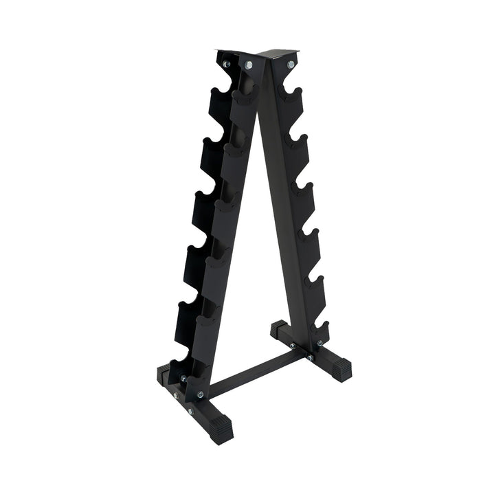 Set di manubri in neoprene 4-10kg con supporto a 6 livelli per allenamento