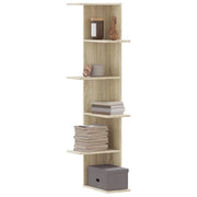 Scaffale Angolare Muro Rovere Sonoma 36,5x36,5x140 cm Legno 852629