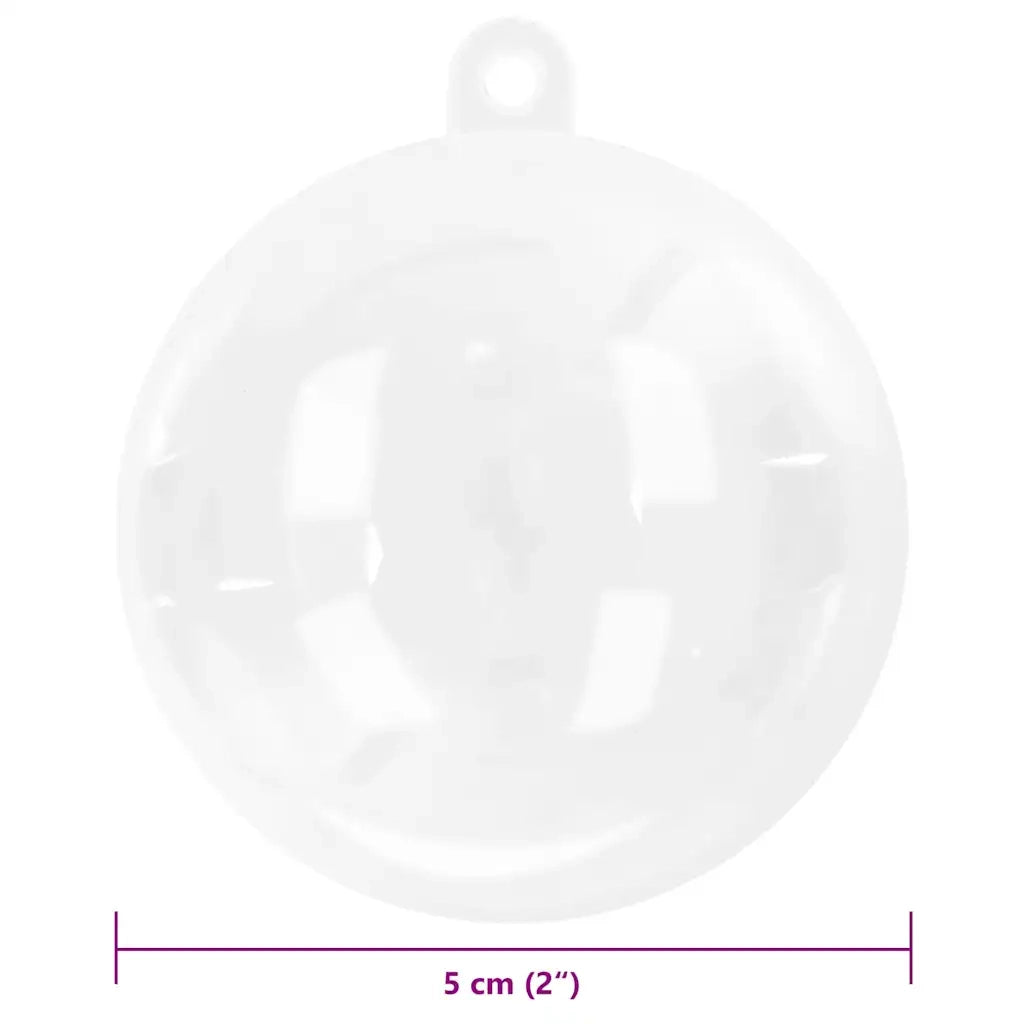 Set di Palle di Natale 200 pz Trasparente ? 5 cm CFW2391876