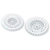 Griglia fermadetriti bianca pvc per piletta lavello ext.80 int.3