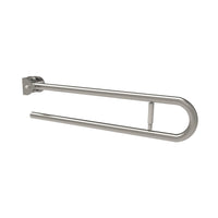 Barra maniglione ribaltabile cm80 e portarotolo inox satinato