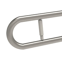 Barra maniglione ribaltabile cm80 e portarotolo inox satinato