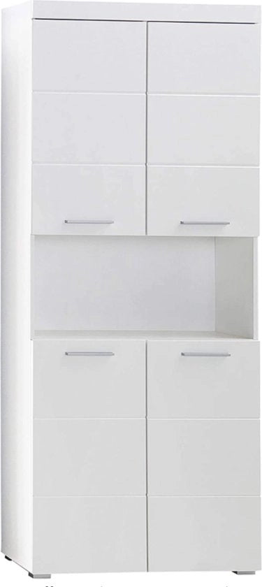 Mobili per la camera da bagno - Cassetto alto con spazio aperto - Finestra alta - 73 x 190 x 31 cm