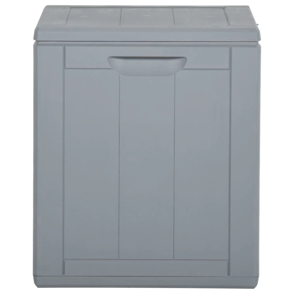 Baule da giardino 90 litri rattan PP grigio 02_0013050