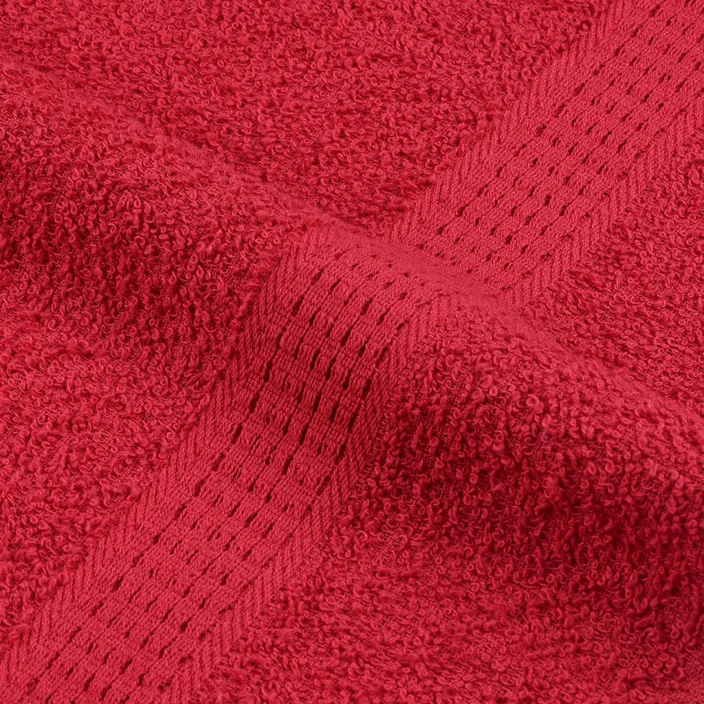 Asciugamani FROGN 2 pz Rosso 50x100 cm 360 g/m² 136926
