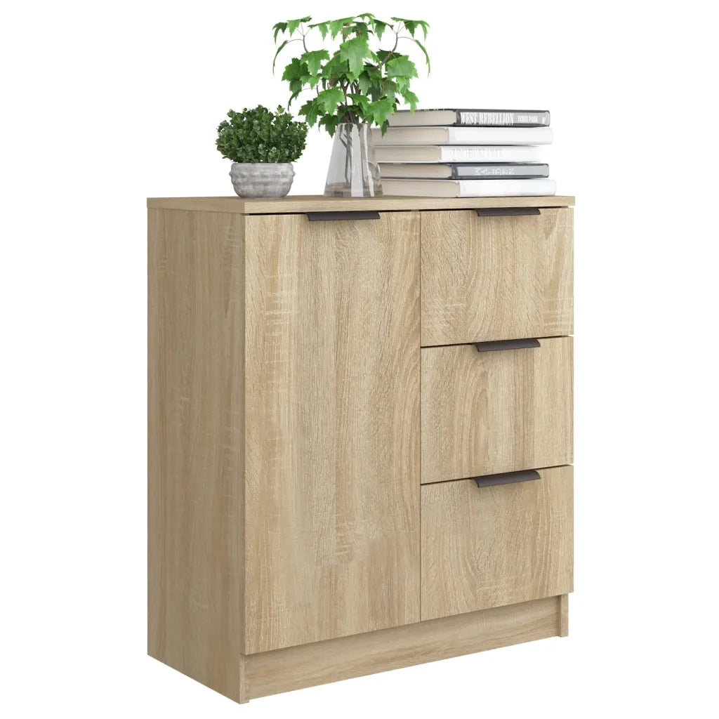 Credenza Rovere Sonoma 60x30x70 cm in Legno Multistrato 811082