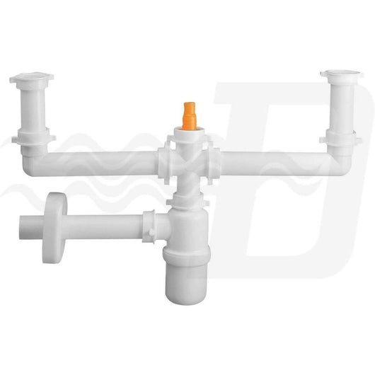 Sifone 1233 5 1 ½  tubo pp d40 b anco lira 1233.213