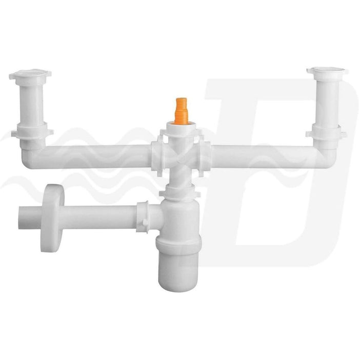 Sifone 1233 5 1 ½  tubo pp d40 b anco lira 1233.213