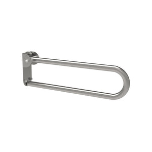 Maniglione barra ribaltabile con piastra lunga cm60 inox satino