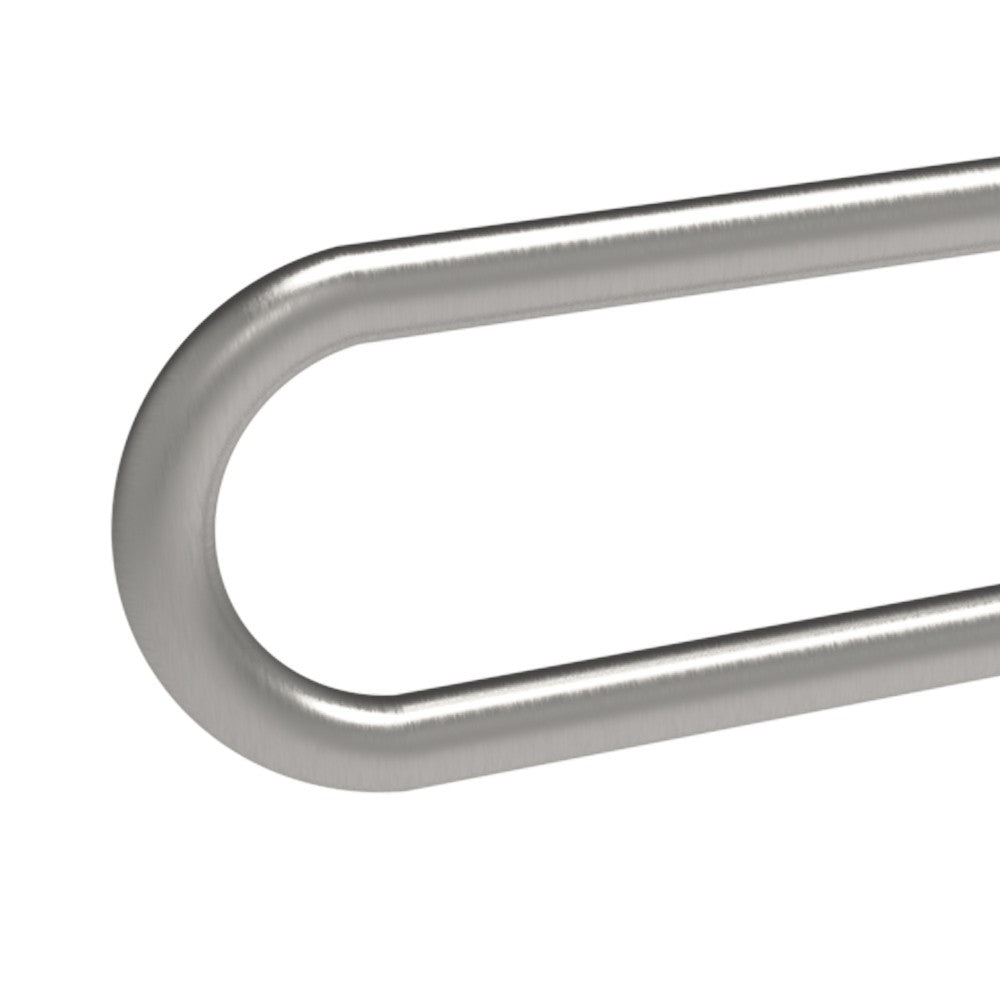 Maniglione barra ribaltabile con piastra lunga cm60 inox satino