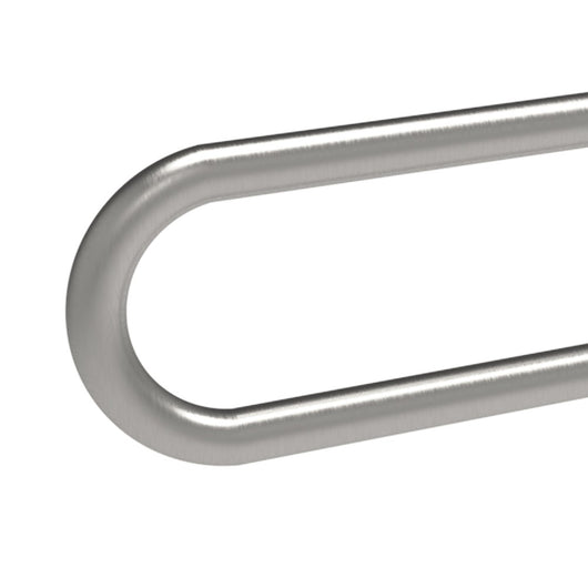 Maniglione barra ribaltabile con piastra lunga cm60 inox satino