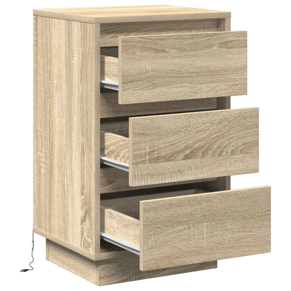 Armadio da Notte con cassetto Rovere Sonoma 39 x 34,5 x 65 cm 869628