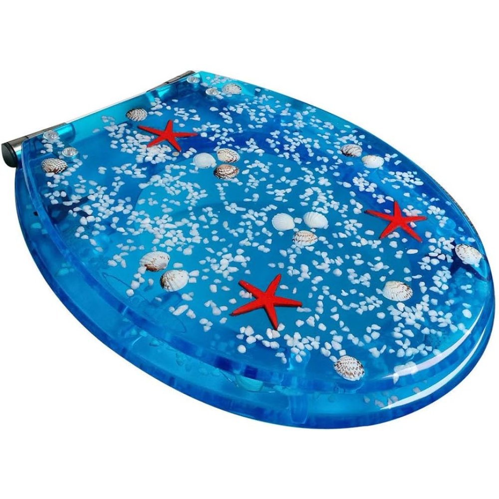 Toilet seats sedile wc, con luce a led silent slow down resina u