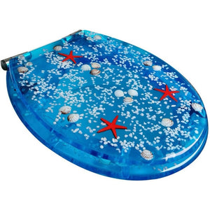 Toilet seats sedile wc, con luce a led silent slow down resina u