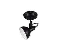 Faretto da Interno  E14 in Metallo Nero Opaco