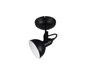 Faretto da Interno  E14 in Metallo Nero Opaco