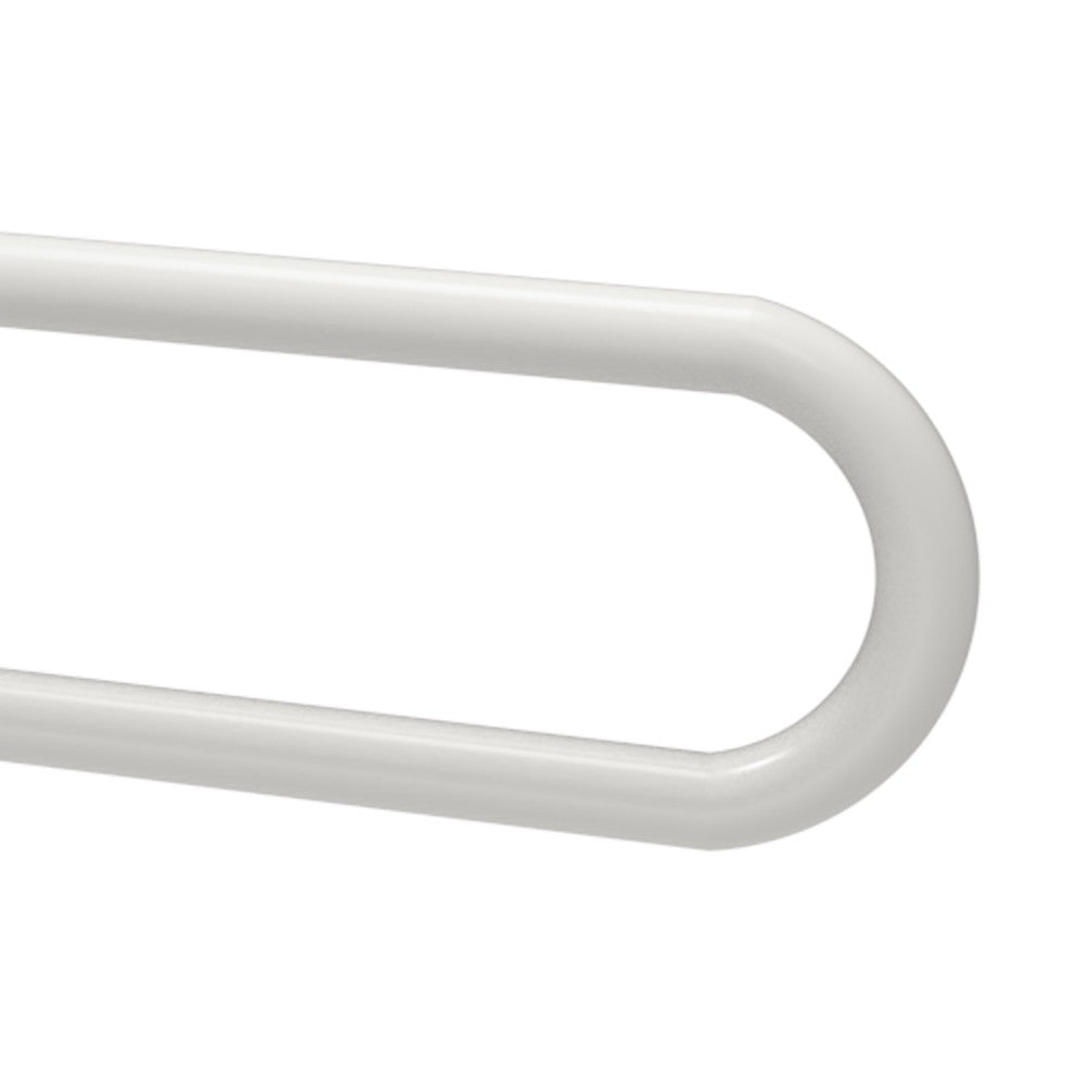 Maniglione barra ribaltabile con piastra lunga 80 cm inox bianco