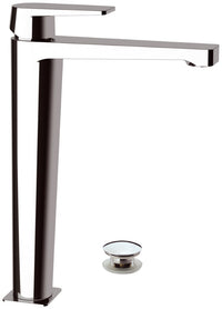 Dream remer miscelatore monocomando lavabo alto con o senza piletta click-clack