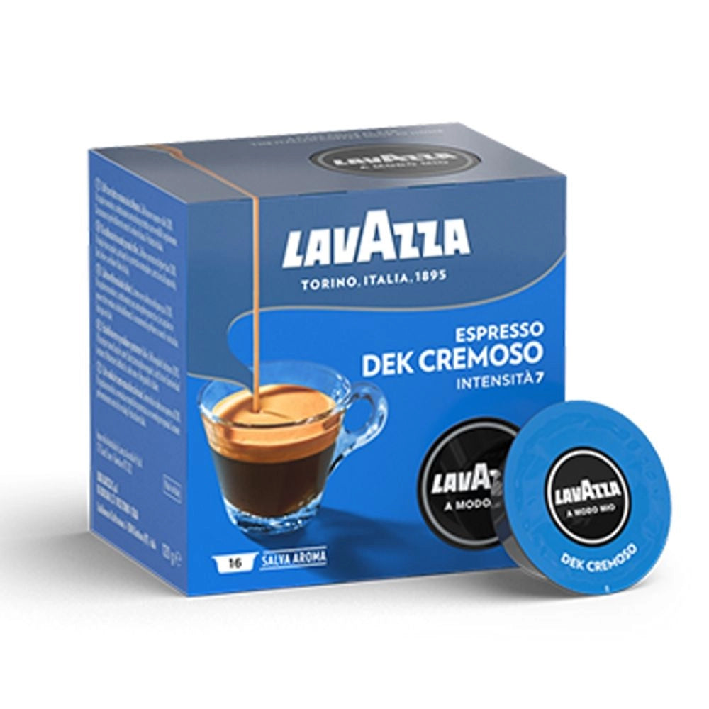 Lavazza capsule a modo mio dek cremoso caffe' in capsule confezione da 16 capsule