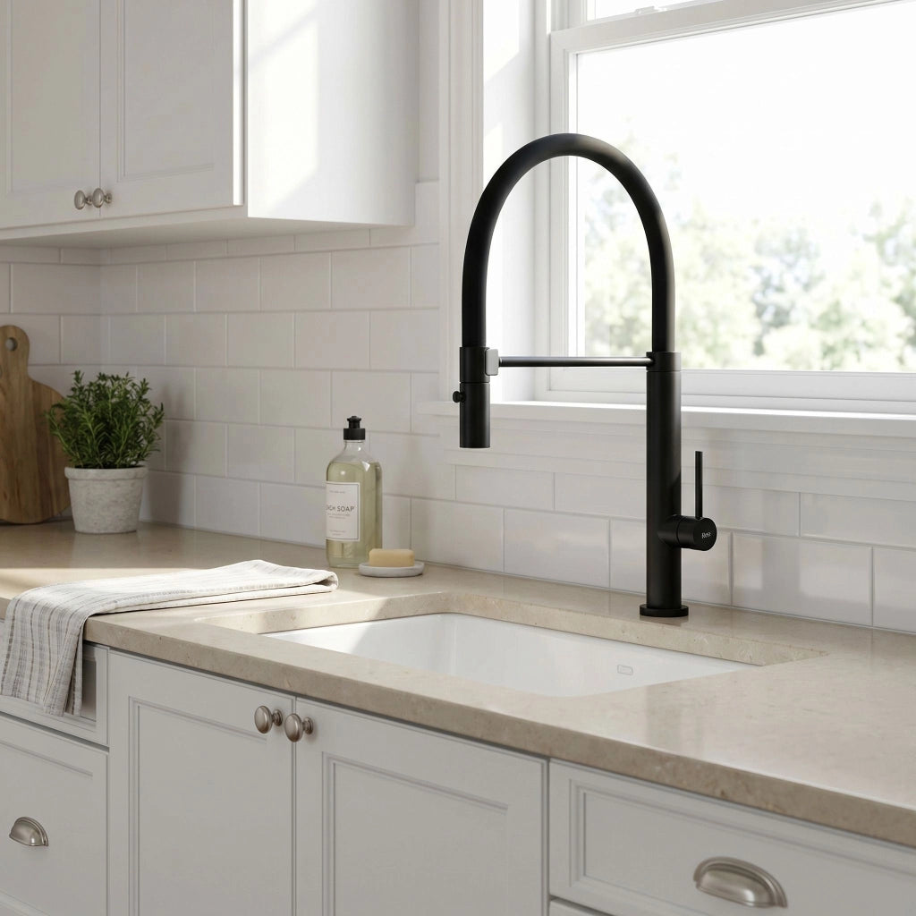Rubinetto Da Cucina Rea Viera Black