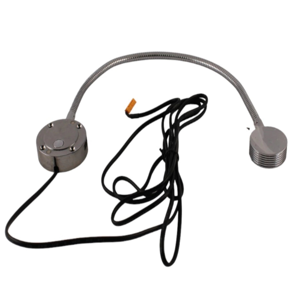 Lampada orientabile led 2W 12V cromato 2 USB con interruttore touch cavo 10 cm Gelettric